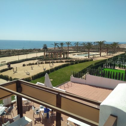 Promenade langs de zee naar het centrum van San Juan