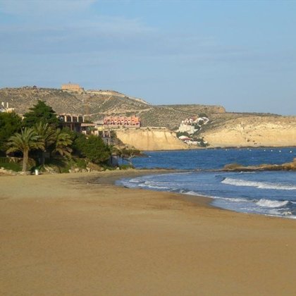 Srtand dichter bij San Juan